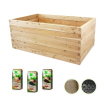 Hochbeet "Lärche" 190x120cm - Premium-Set...