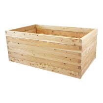 Holzhochbeet PREMIUM Set - "Lärche" Größe 3 - Höhe 78cm