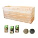 Hochbeet "Lärche" 190x60cm - Premium-Set - 78cm Höhe