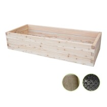 Holzhochbeet STARTER Set - "Lärche" Größe 4 Plus - Höhe 39cm