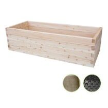 Holzhochbeet STARTER Set - "Lärche" Größe 4 Plus - Höhe 52cm