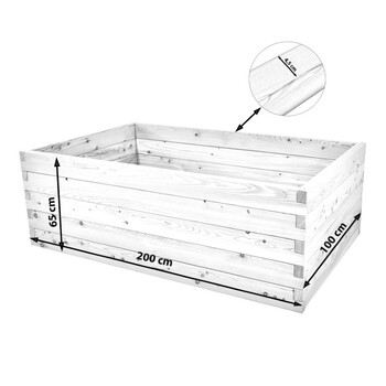 Hochbeet Douglasie 200x100x52cm