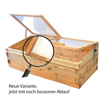 Hochbeet-Fr�hbeet Set L�rche 130x60cm