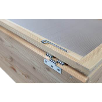 Hochbeet-Fr�hbeet Set L�rche 130x60cm - H�he 48cm