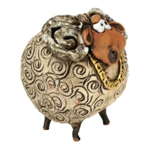 Außenkeramik handgemacht Dolli Gold