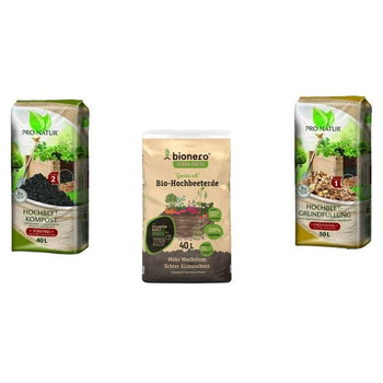 Terra Preta Hochbeet-Erden Set für Rollibeet Single