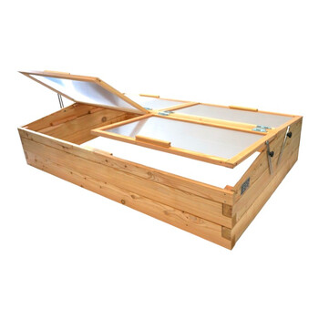 Hochbeet-Fr�hbeet Set L�rche 190x120cm