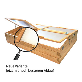 Hochbeet-Fr�hbeet Set L�rche 190x120cm