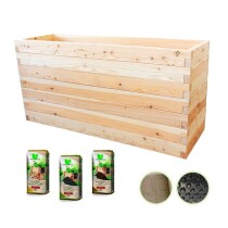 Hochbeet "Lärche" 190x60cm - Premium-Set -...