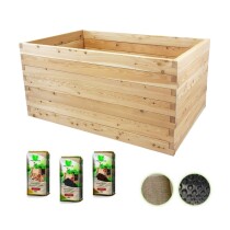 Hochbeet "Lärche" 190x120cm - Premium-Set...